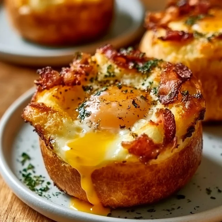 Delicious Korean egg bread with bacon served as a breakfast dish
