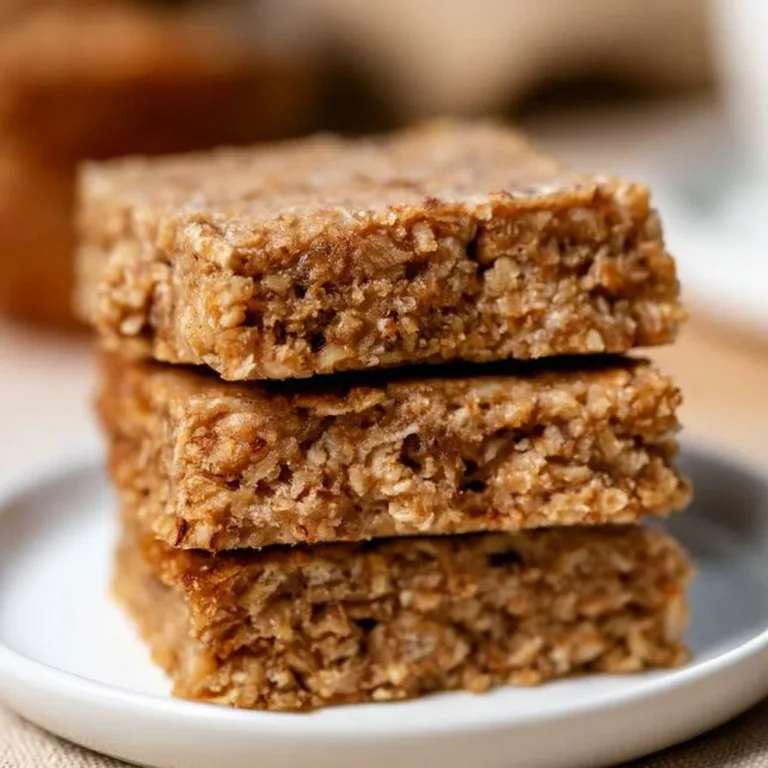 Healthy homemade oatmeal breakfast bars packed with nutrition.