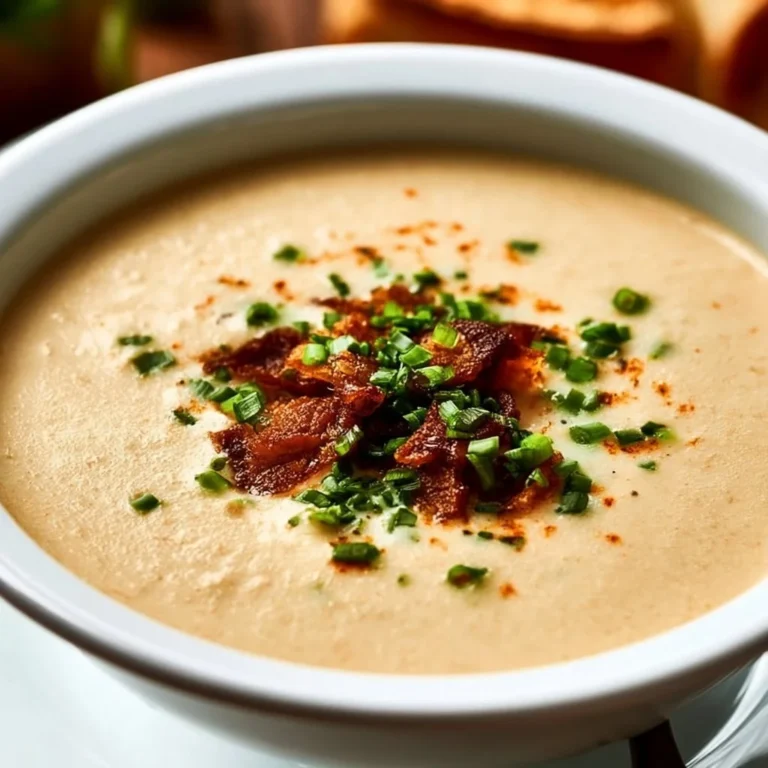 High-Protein Cream of Protein Soup in a bowl, rich and nutritious meal option.