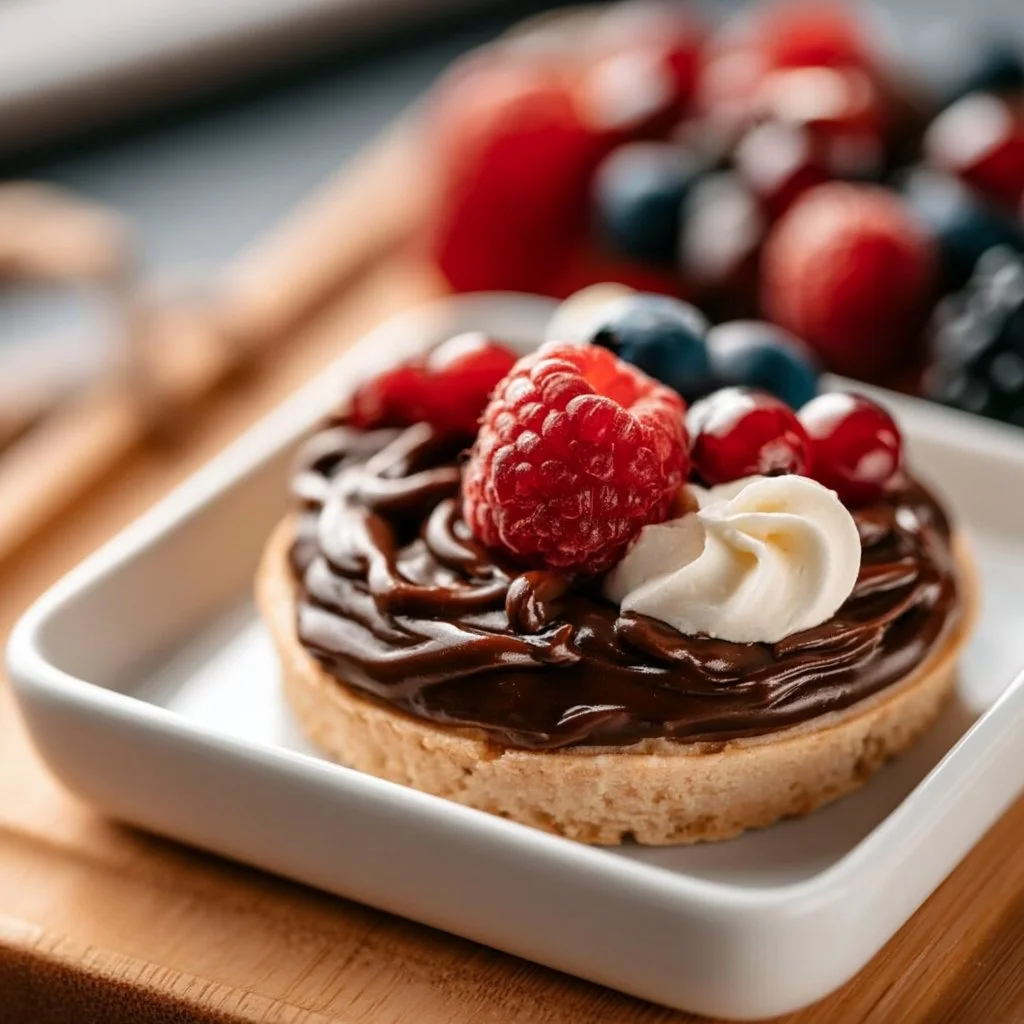 Mini dessert cutting board for preparing and serving sweet treats