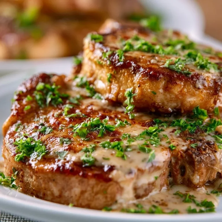 Pioneer Woman's delicious crockpot pork chops served with sides